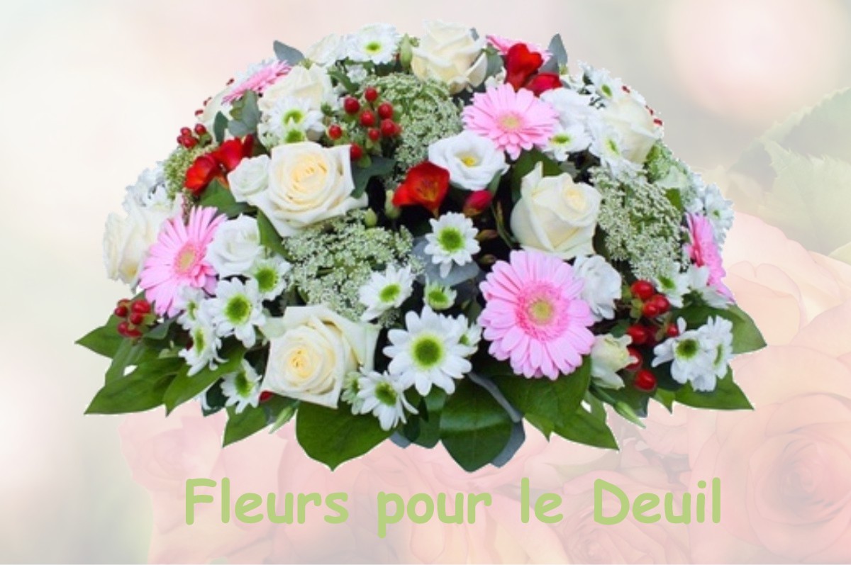 fleurs deuil COUROUVRE